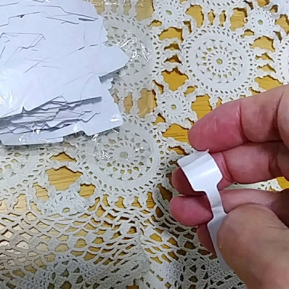 Self-Adhesive fold-over jewelry price tags